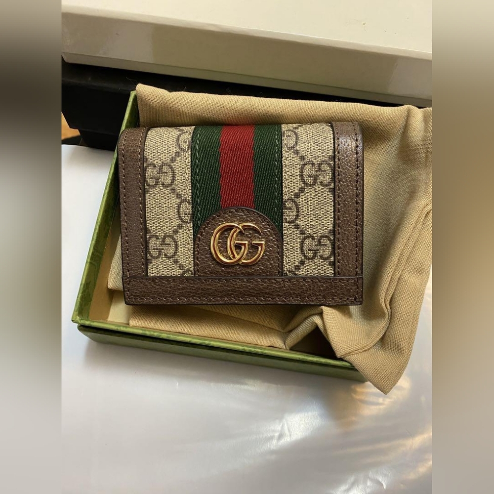 Gucci Ophidia Card Case Wallet
